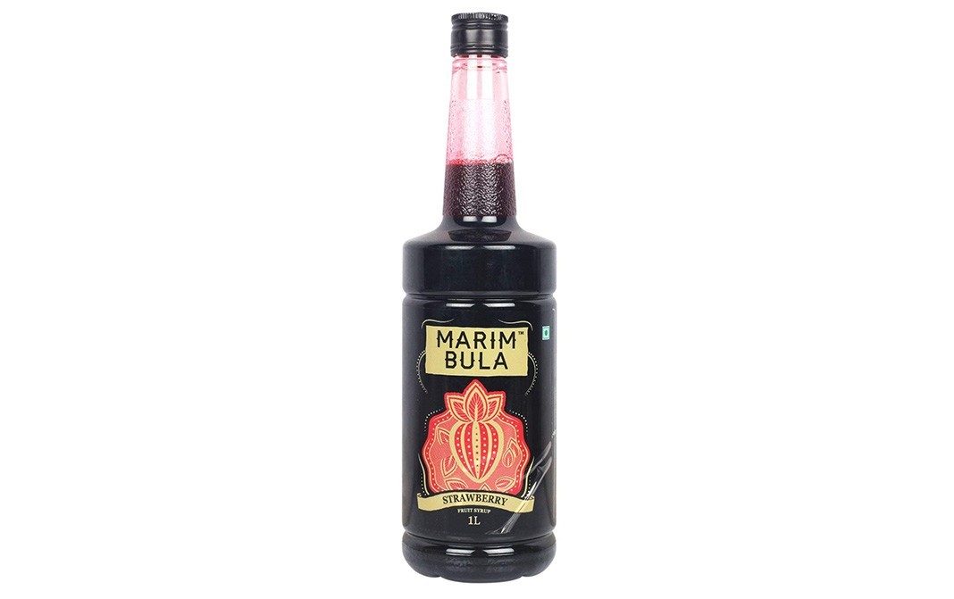 Marim Bula Strawberry Fruit Syrup    Bottle  1 litre